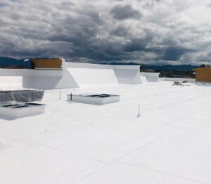 TPO roof installation