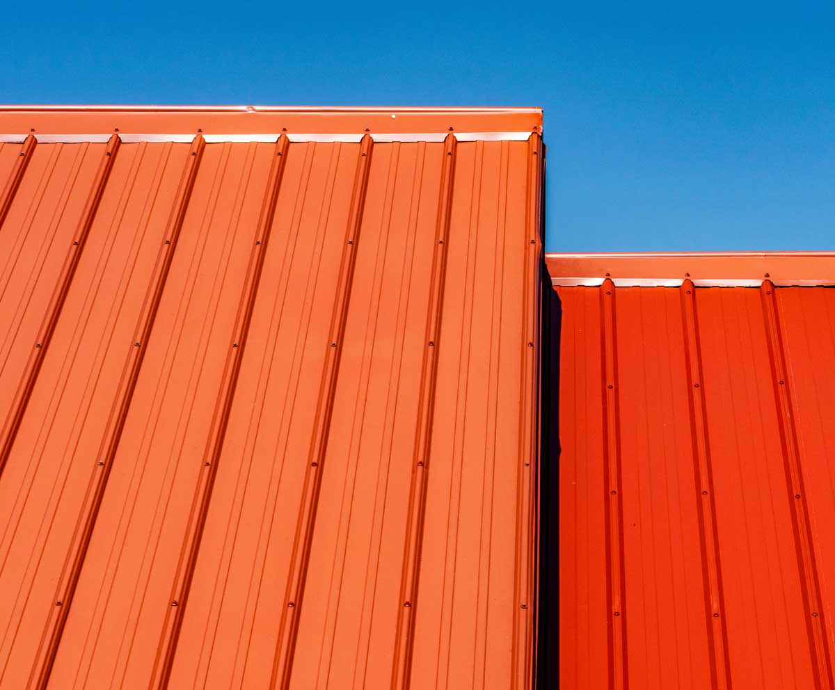 red metal roofing